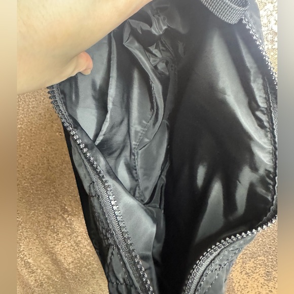 Damson Madder Crescent Bow-embroidered Satin Shoulder Bag - Picture 9 of 9